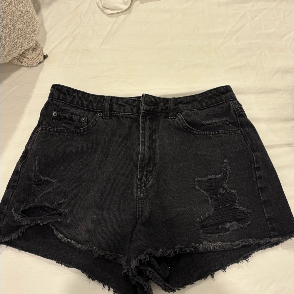 Wild Fable Black Ripped Jean Shorts